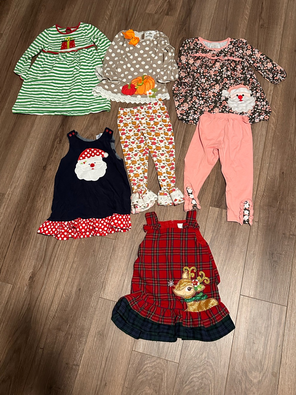 Bundle of Girls 4T Holiday Sets and Dresses